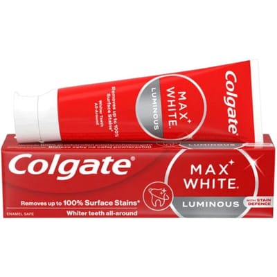 Dentifrice Colgate Max White Éclat Blancheur avec Fluor 75ML