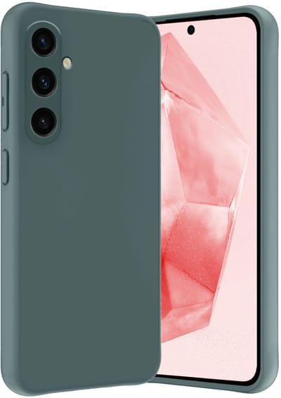 Hoesje - Geschikt voor Samsung Galaxy A36 - Sterk & Shockproof - Hoes Cover - Siliconen Case - Donkergroen