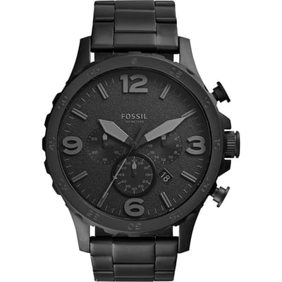 Heren Quartz Horloge - Roestvrijstalen Kast & Band, Analoge Drie-Ogen Chronograaf, Geschikt voor Dagelijks/Sportief Multi-Scène Gebruik-JR1401 black