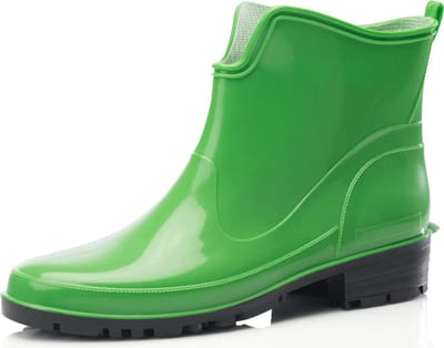 Ladeheid LA-LMG-930-Elke Dames Regenlaarzen - Rubber - Enkelhoogte - PVC - Waterdicht – Groen – 37