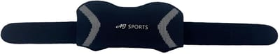 AJ-Sports Patellabrace - Patellaband - Verstelbaar - Compressie Bandage - Kniesteun - Brace - Knieband - Elastisch - Zwart - PER STUK