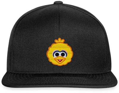 Sesamstraat Grote Vogel Borduurwerk Snapback cap