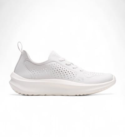 Clarks - SOLEVANA TIE - Lage sneakersDames sneakers - Kleur: Grijs - Maat: 38.5