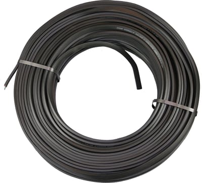 Benson Stroomkabel Prikkabel - 2 x 1.5 mm² - 100 meter - Zwart - Voor Buitenverlichting