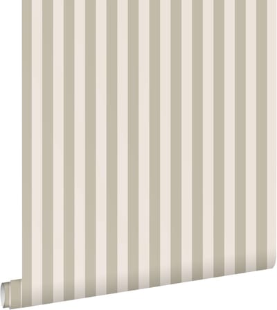 ESTAhome behang strepen zand beige - 53 cm x 10.05 m - 130955