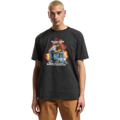 Mister Tee - Good For Health Oversize Heren T-shirt - S - Zwart