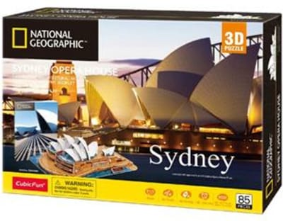 Cubic Fun 3D Puzzle National Geographic Opera House Sydney 3D Puzzels