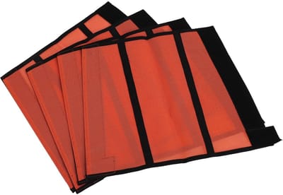 Dailygoods- Paardenbeenbeschermers Ademend - 4 Stuks - Gamaschen/Schützer - Hoogwaardig Teslin-mesh - Comfortabel - Bescherming tegen vliegenbeten - Vliegendek