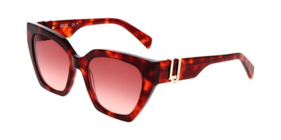 Liu Jo LJ814SR RED TORTOISE/RED SHADED 55/18/140 Damenbrillen Zonnebrillen