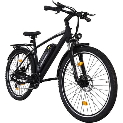 AVDL A31 27,5-Inch Elektrische Stadsfiets – 250W Motor, 36V 12,8Ah Verwijderbare Batterij zwart