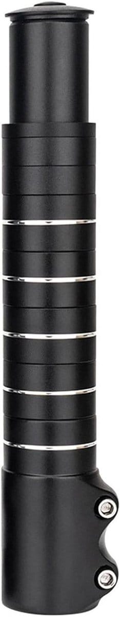 Fietsstuurlift - Stuurverhoger - Comfortabel Fietsen - Verstelbare Hoogte - 28.6 mm - Zwart