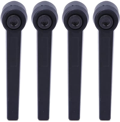 Dailygoods- Handgreep Verstelbaar - Roestvrij Staal - 4-delige Set - Geschikt voor M4/M5/M6/M8/M10/M12 - Corrosiebestendig - Duurzaam in Gebruik - Machineknop