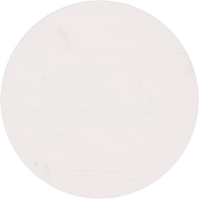Tafelblad Rond - Houten Blad - Eettafel Maken - Massief Grenenhout - 60 x 25 cm - Wit