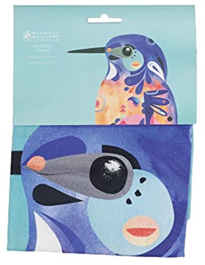 Theedoek met IJsvogel - 100% Katoenen Keukendoek van 70 x 50 cm