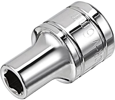 Dailygoody - 3/8-inch Aandrijving Socket - 6mm Ondiepe Socket - Hoge