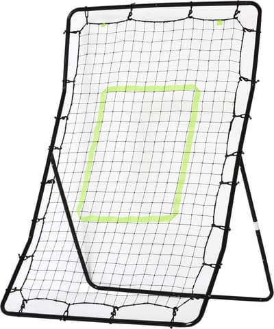 HOMCOM - rebounder - staal - 75 x 126 cm - zwart