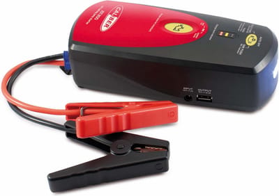 Caliber Jumpstarter voor Auto - Powerbank - LED zaklamp - Starthulp - Accu Van 3500 MAh - 12 en 230 Volt Oplader (JST200)