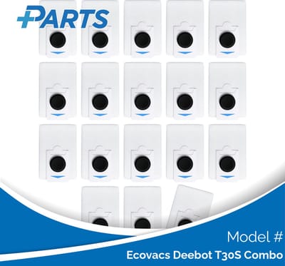 Ecovacs Deebot T30S Combo Stofzakken (18 Stuks, Plus.Parts® alternatief voor DDB030028)