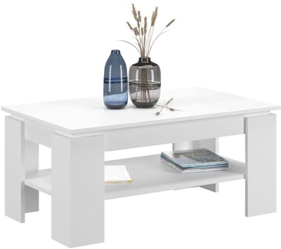 Titan salontafel wit NB - 60x100x45cm