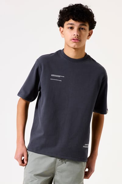 T-shirt met bedrukte rug voor kinderen Garcia Freshness