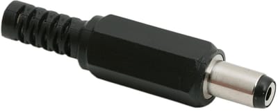 5x DC Stekker 5.5×2.1 mm met Trekontlasting – DC Plug Kunststof – Voeding Connector – Kabelontlasting – 5 Stuks [05149]