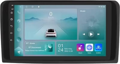 Autoradio met bluetooth - Carplay - Voor Mercedes ML/GL W164 X164 (2005-2012) - Geschikt voor Apple en Android - Stereo - Navigatie - Navigatiesysteem auto - 1GB 32GB