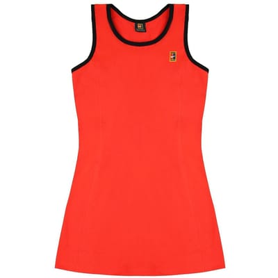 Nike Dri-Fit Mouwloze Ronde Hals Rood Dames Sport Jurk 240606 605