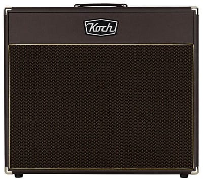 Koch KSC212OB/BR120 Speaker Cabinet – 2x12 120W Open Back Gitaarcabinet in Bruin met Bruin Speakerdoek