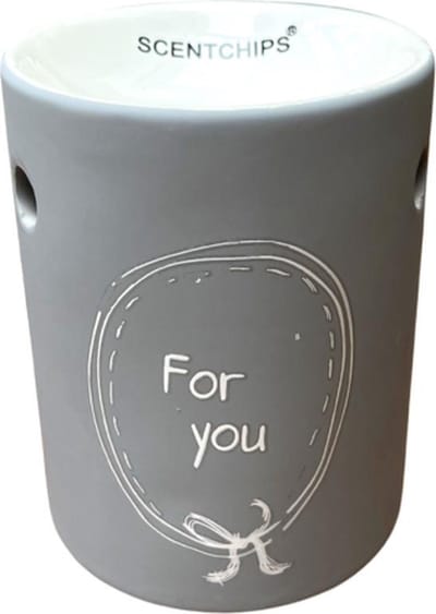 Geurbrander - Geurdiffuser - Geurblokjes - For You - Waxbrander - Waxinelichthouders -  Waxinelichtjes - Geurkaars - Cadeau - Valentijn - Verjaardag - Inclusief 4 waxgeurtjes