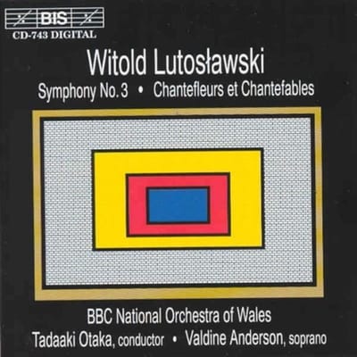Valdine Anderson, BBC National Orchestra Of Wales, Tadaaki Otaka - Lutoslawski: Symphony No.3 (CD)