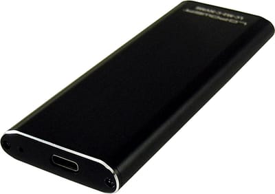 LC-POWER® LC-M2-C-NVME | Behuizing Voor Opslagstations | M.2 SDD-behuizing | Zwart