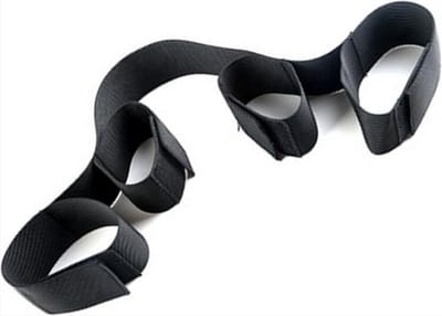 New Age Devi - Handboeien voor BDSM en volwassenen - Enkelboeien voor bondage - Boeienset voor handen en enkel - Zwart