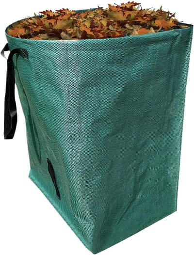 Bladverzamelaar Tuintas - Vuilniszak Gazon - Tuinafval Verzamelen - Geoptimaliseerde Bodem Pasvorm - 53 Liter - Groen