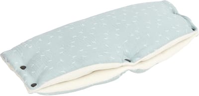 Kinderwagen Mof - Buggy Handwarmer - Warme Handen - Handgemaakt In EU - 48x23 cm - Mint Pusteblumen