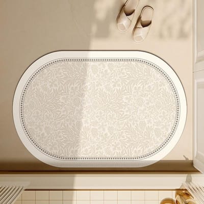 Badkamervloermat Badkamer Antislip Absorberend Toilet Sterk Deur Badkamer Diatomeeënaarde Sneldrogende Voetmat Tapijt Badkamer 40 * 60cm