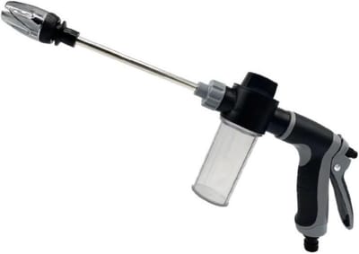 Oneay Hogedruk waterpistool met tuinslang spuitkop – 360° draaibaar, 3 sproeistanden – Geschikt voor autowassen en tuinreiniging