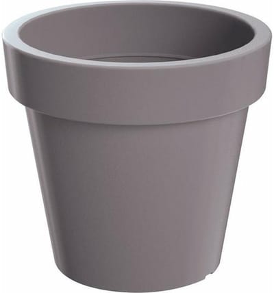 Prosperplast Bloempot - binnen en buiten - D60xH52 cm - steengrijs - kunststof - plantenpot