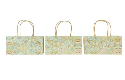 Cadeauzakje met handvatten Cadeauzakje met patroon 24×12×12cm 6st, 6 S