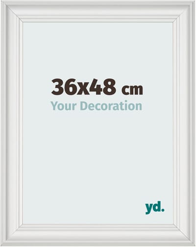 Your Decoration - Fotolijst 36x48 cm - MDF - Wit Geveegd - Lazio