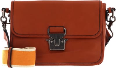 FREDsBRUDER Leren schoudertas Tara Big Crossbody Dark Honey bruine