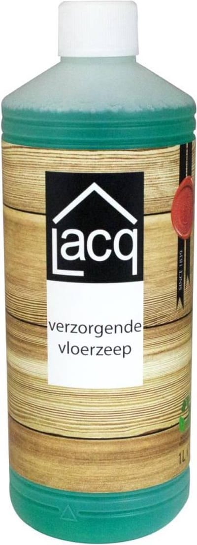 Lacq - Verzorgende Vloerzeep - 1 Liter - Milieuvriendelijk - Zijdematte Afwerking - Voor Diverse Vloeren
