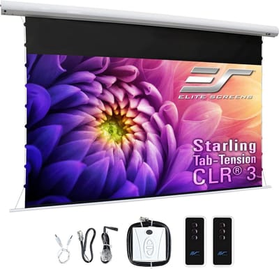 Projectiescherm 113 inch 1:1 – 4K Ultra HD, MaxWhite scherm, 180° kijkhoek, automatische vergrendeling