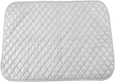 Strijkdeken - Strijkmat deken - Kreukvrij strijken - Antislip hittebestendig - 60x55cm - Grijs