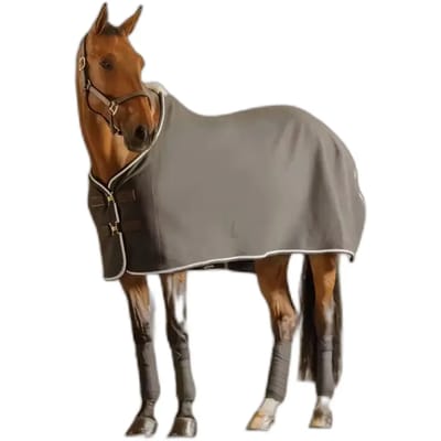 Kentucky Horsewear - Polar fleece bandages show vegan wool grijs