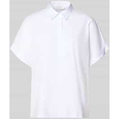 Blouse met korte verborgen knoopsluiting