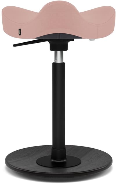 Varier Stokke Move Compact zadelkruk, Abrikoos/Zwart Revive - ergonomisch