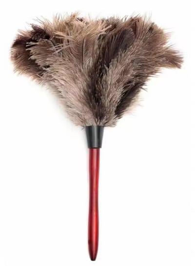 Plumeau Struisvogelveren - Stofwisser - Plumeau Veren - 32 CM - Handstoffer