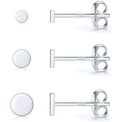 Gs 925 Sterling Zilveren Ster Diamanten Oorknopjes voor Vrouwen Mini Cubic Fashionia Juwelen Geometrische Oorstekers Set Sieraden Cadeau white