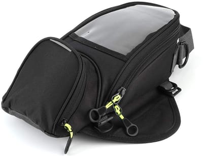 Store_7 - Tank Bag - Waterdichte Tanktas - Grote Transparante Venster - Zwart - Motorfiets Rugzak - Geschikt voor Motorrijders - Groot Formaat