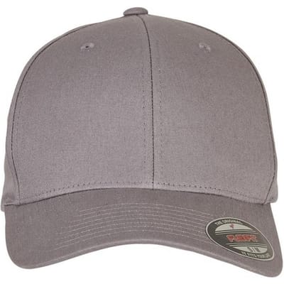 Flexfit Katoenen keperstof Baseballpet (Grijs)